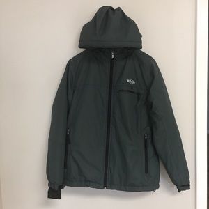 Warm winter ski jacket